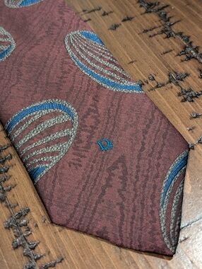 VTG- Dior Patterned Embroidered Tie